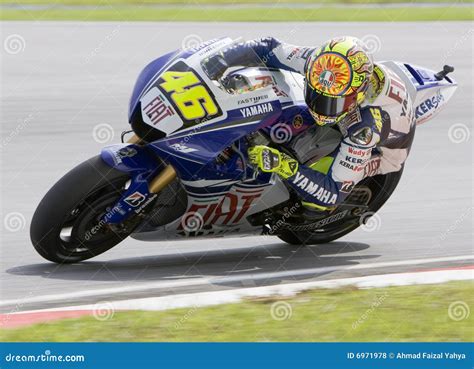 Italian Valentino Rossi Of Fiat Yamaha Team Editorial Stock Photo ...