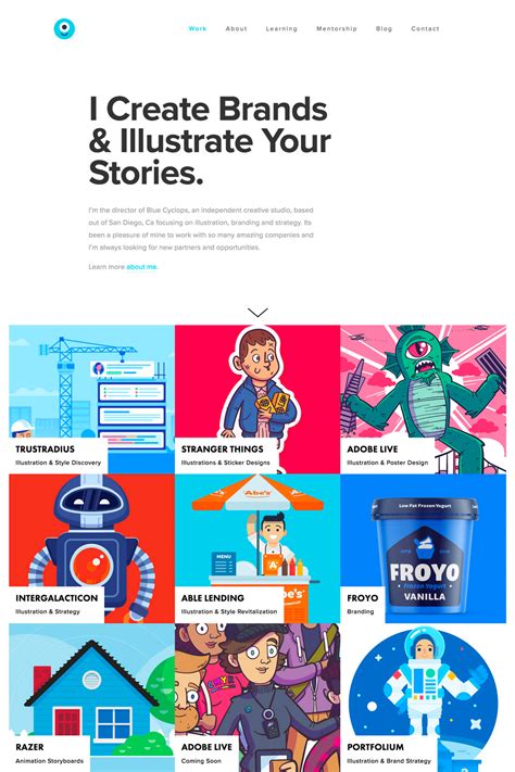 Website | Personal Website Relaunch by Rocky Roark on Dribbble