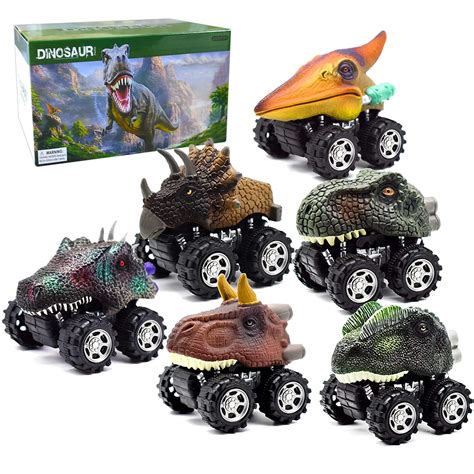 Wholesale Price Discount Shopping 1 Pcs Mini Dinosaur Toy Model Pull Back Cars Wheel Truck Boys ...