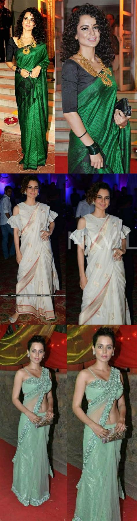 Kangana Ranaut at wedding receptions Part 4 : r/BollywoodFashion