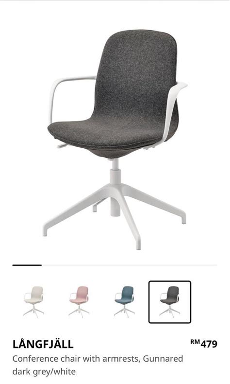 Ikea Office Chair Ergonomic, Furniture & Home Living, Furniture, Chairs on Carousell