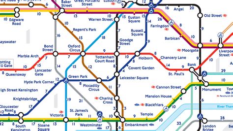 London's 'walk the Tube' map reveals the real distance between stations ...