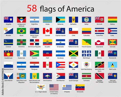 Flat Round Flags of America - Full Vector CollectionVector Stock Vector | Adobe Stock