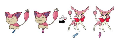 Skitty and its Evolved Form, Rikatty by Samjoos on DeviantArt