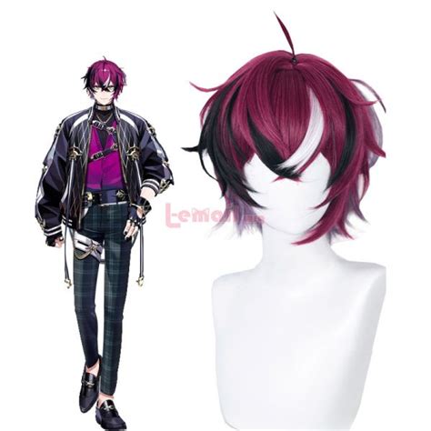 Vtuber Doppio Dropscythe Short Multi Color Cosplay Wig