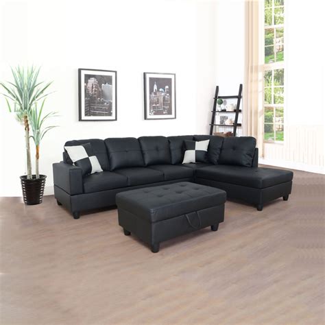 Mobinga Storage Ottoman Sectional Sofa - Divine Furniture