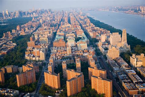 MichaelYamashita | An aerial view of the Morningside Heights neighborhood. Manhattan, New York City.