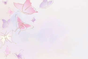 Purple Butterfly Border Vector Images (over 200)