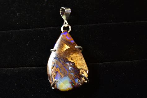 Australian Boulder Opal Pendant 27 – Gems by Jake