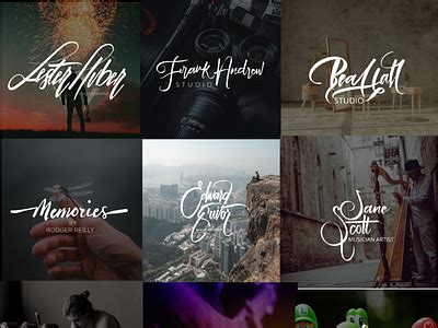 signature fonts, by Josie Danila on Dribbble