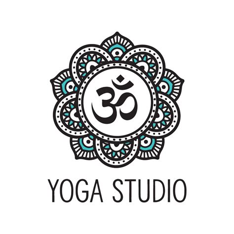 Custom Mandela-Style Yoga Logo with Om Symbol - Matt Hatfield Art