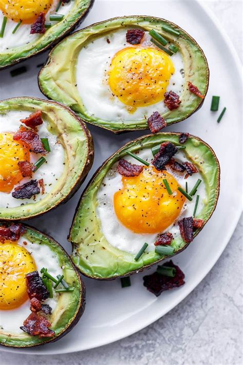 Avocado Baked Eggs (Avocado Egg Bake) - Fit Foodie Finds