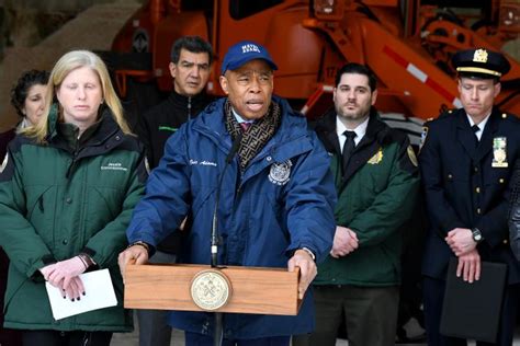 Mayor Adams suspends migrant evictions during snowstorm