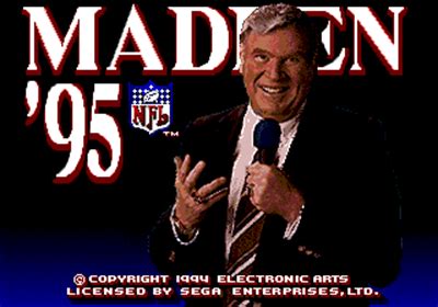 Madden NFL 95 Details - LaunchBox Games Database