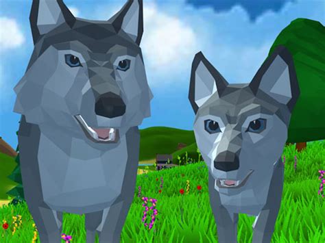 Play Wolf Simulator Wild Animals 3D online, Free! at GamesDeeDee.com