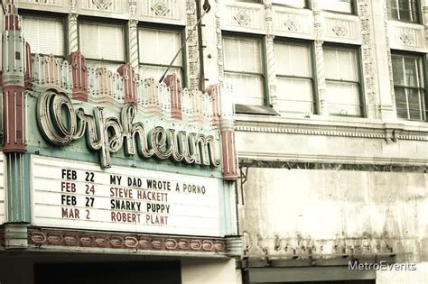 "Orpheum Theatre in Los Angeles" by MetroEvents | Redbubble