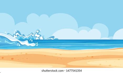 Beach Background Images Clipart