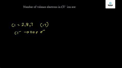 Cl Valence Electrons - astonishingceiyrs