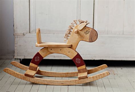 Wooden Rocking Horse Wooden Rocking Toy Wooden Horse Toy | Etsy