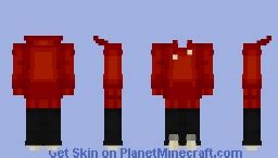 Light Red Hoodie Minecraft Skin