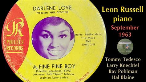 Darlene Love "A Fine Fine Boy" 1963 Leon Russell Phil Spector Jack ...