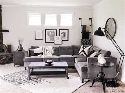 Grey Corner Couch Living Room Ideas | Cabinets Matttroy