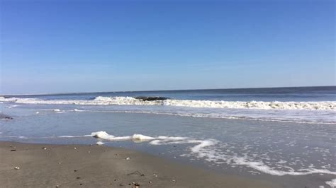 Waves on the Beach, St Simons Island, GA - YouTube