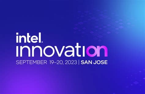 Intel sets the date for its new Intel Innovation 2023 event