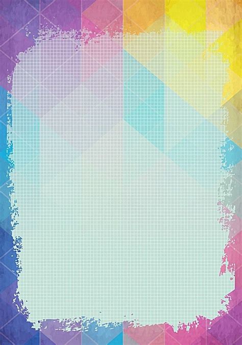 Abstract Colorful Background with Grungy Lines and Squares