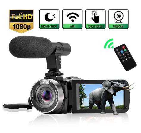 Fhd 1080p Video Camera Camcorder With 3.0" Lcd 270 Degree Rotation ...