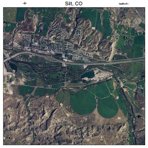 Aerial Photography Map of Silt, CO Colorado