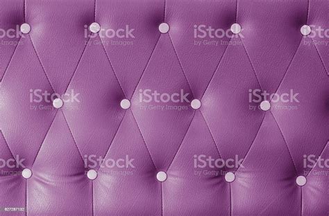 Purple Leather Sofa Background Stock Photo - Download Image Now - Backgrounds, Button - Sewing ...