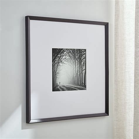 Icon 11x11 Black Picture Frame + Reviews | Crate and Barrel