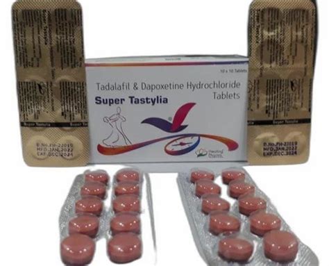 Tadalafil Dapoxetine Hydrochloride Tablets at best price in Mumbai