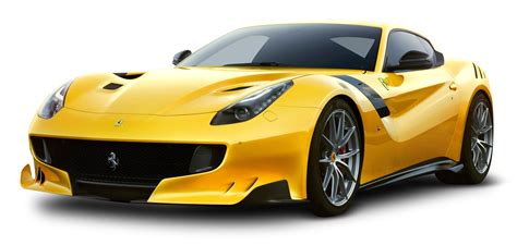 Yellow Ferrari F12tdf Car PNG Image - PurePNG | Free transparent CC0 PNG Image Library