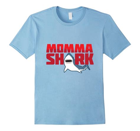 Momma Shark Tee Funny Shark Tshirt-TH – TEEHELEN