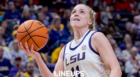 LSU Women's Basketball Starting Lineup Today