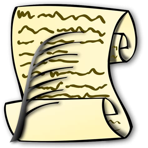 Scroll Cartoon Writing - ClipArt Best