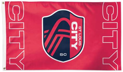 ST. LOUIS CITY SC Huge 3'x5' Official MLS Soccer Team Logo DELUXE 3x5 FLAG | eBay