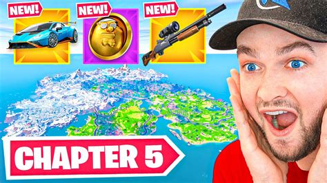 *NEW* Fortnite CHAPTER 5 Gameplay! (New Map, Weapons + Bosses)