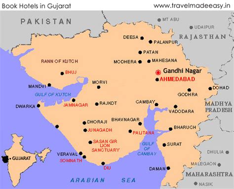 Location Of Baroda In India Map - Gretna Hildegaard