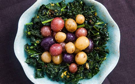 Dinosaur Kale with Baby Potatoes Recipe