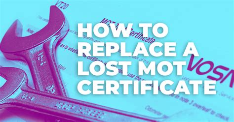 How to Replace a Lost MOT Certificate | BookMyGarage