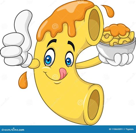 Macaroni and Cheese Cartoon Character Stock Vector - Illustration of ...