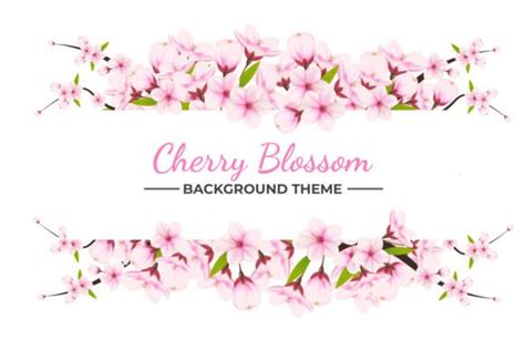 Vector Cherry Blossom Sakura Flower Graphic by Tanu · Creative Fabrica