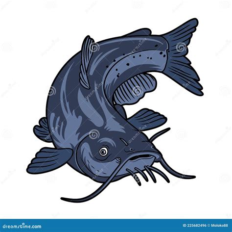 Catfish, Vector Cartoon Illustration | CartoonDealer.com #66253321