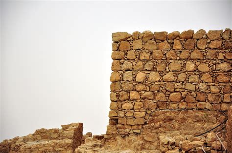 Israel - Masada wall | Large wall on top of Masada near the … | Flickr