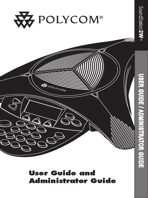 Polycom SoundStation 2W User Guide | PDF | Telephone | Base Station