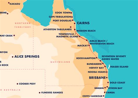 Brisbane To Cairns Maps