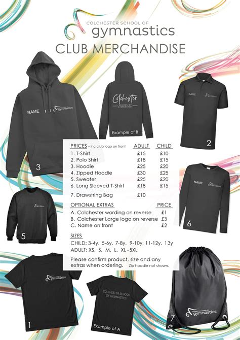 Merchandise – colchestergymnastics.com